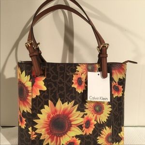 ISO: this sunflower design Calvin Klein purse